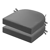 PRIMEPATIO Stuhlkissen für draußen, 2er-Set, Terrassenstuhlkissen für Gartenmöbel, wasserdicht,...