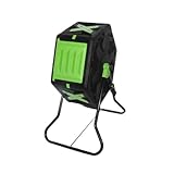 HSHBGS Garten Komposter, 360° drehbarer Komposter mit Schiebetüren, 70L/140L Schnellkomposter für...
