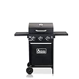 ACTIVA Gasgrill Cabrio I Premium Gas Grill inkl. 3 Brenner mit 2,7 kW, Thermometer & verchromtem...