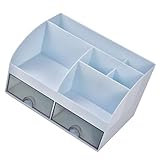 Toyvian Transparente Schubladenbox Tisch Organizer mit Trennern Vielseitiger Aufbewahrungskasten...
