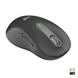 Logitech Signature M650 L Left Kabellose Maus - für große linke Hände, Leise Klicks, Anpassbare...