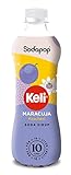 Sodapop Keli Sirup Maracuja, schnell & einfach zubereitet, 1 Flasche ergibt 10 L Fertiggetränk, 500...