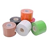 6 Stück 16,4 Fuß atmungsaktives Kinesiologie-Taping Athletic Sport Tape Prewrap Athletic Tape...