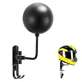 Siocok Helmständer, 180° Drehung Metall Helmhalter Wandhalterung, Motorradhelm Display Ständer...