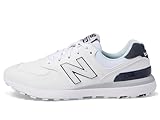 New Balance Damen 574 Greens V2 Golfschuh, Weiß/Blau, 37 EU