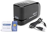 Rapesco 1454 626EL Automatisches USB/Batterie Heftgerät mit 1000 26/6mm Heftklammern, 15 Blatt...
