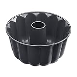 ORIGINAL KAISER Gugelhupfform La Forme Plus Ø24cm, Antihaft beschichtet, schwarz