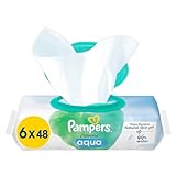 Pampers Harmonie Aqua Feuchttücher 6 Packungen - 288 Feuchttücher