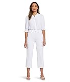NYDJ Damen Joni High Rise Relaxed Capri in Optic White, Optisches Weiß, 38