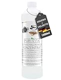 PURIVITA Ultraschallreiniger - sehr ergiebiges Konzentrat - reinigt Brillen, Schmuck, Zahnersatz,...