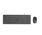HP 150 kabelgebundene Maus-Tastaturkombination, USB-A Anschlüsse, 12 Fn Tasten, 1.600 DPI,...