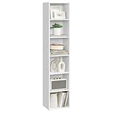 VASAGLE Custos Kollektion - Bücherregal, 6-stöckiges Regal, offenes Aufbewahrungsregal, 24 x 30,2...