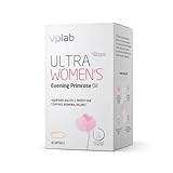 Vplab Ultra Womens Nachtkerzenöl, Hochdosiertes Evening Primrose Öl für gesunde Haut, Omega 6 und...