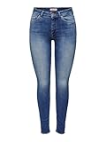 ONLY Female Skinny Jeans ONLBlush Life Mid Skinny Fit Jeans, Farbe:Blau, Jeans/Hosen Neu:M / 30L