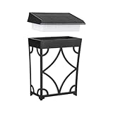 aqxreight Solarbetriebene Wandleuchte für den Außenbereich, Gartenleuchte, Landschaft, Dekorative...