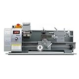 CREWORKS Metalldrehmaschine 8x16 Zoll Mini-Tisch-Metalldrehmaschine 750W Drehmaschine...