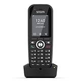 Snom M30 IP DECT Mobilteil Multizell kompatibel, Beleuchtete Tastatur.B. Halten oder Weiterleiten,22...