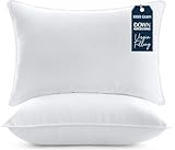Utopia Bedding KopfKissen (2er Set), 50 x 70 cm Schlafkissen, Atmungsaktiv et Weich Kissen (Weiß)