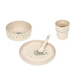 LÄSSIG Kindergeschirr Set (Teller, Becher, Schälchen, Löffel) ohne , BPA-frei, für Spülmaschine...