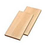 Zedernholzbrett zum Grillen 2er Set - SAADAT Grillbretter, Räucherbretter aus Zedernholz...