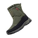 LOIJMK Herren-Schneestiefel, modische, lässige Sneakers, hohe Baumwollschuhe für den Winter,...