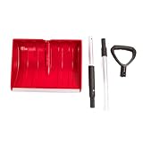 Mmabeutf Schneeschaufel, abnehmbare, große Kapazität, leichte, tragbare Outdoor -Schaufel für...