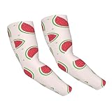 WZYCWB Rosa Wassermelone Erwachsene Eisseide Sonnenschutz Armstulpen Unisex kühlende Ärmel...