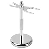 Nivofu Metal Rasiermesser Ständer, Pinsel Ständer, Rasierpinsel Ständer Halter, Tragbarer,...