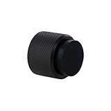 EVI Herrajes | Design Türstopper für die Wand, Rändelung, Diamant-Rändelung | Ø28 x 28 mm|...