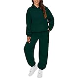 Angxiwan sportoutfit Damen Set XL Jogginganzug Trainingsanzug Sportanzug 2 Teilig Hosenanzug...