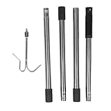 SHINEOFI Fischvögel Fangnetz Faltbares Fischernetz Hühnerfängerhaken Hühnerfänger Hühnernetz...