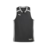 PUMA Herren Hoops Team Basketballtrikot XL, Black