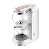 Electric Kettles Wasserkocher Glas, 600w Teekanne Kaffee Sanduhr Kanne, Automatische Haushalt...