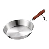 Mini Edelstahlpfanne Klein | Ø 12/16 cm | Pfanne Induktion,Pfanne Edelstahl Unbeschichtet,...