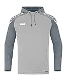 JAKO Herren Kapuzensweatshirt Performance, Soft Grey/Steingrau, M