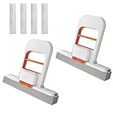 2 Stück Mini Mop, 2025 Selbstdrückendes Schwamm Mopp, mini Foldable Wischmopp, Schwammwischer für...