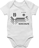 Baby Body Junge Mädchen - 2024 Fussball EM Fanartikel - Trikot mit anpassbarem Namen und...