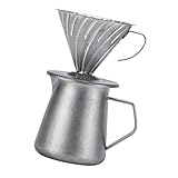 Kaffeefilter, Kaffee-Servierer, 600 ml, Brauwerkzeug, Handtropf, wiederverwendbares Küchenwerkzeug