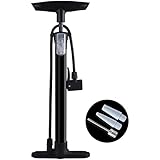 Diyife Standluftpumpe, Fahrrad Standpumpe für Presta & Schrader Ventile, 160PSI Hochdruck...