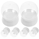 FUTUREORYY 6 Stück Selbstgemacht Schneekugel 150ml aus Transparentem Kunststoff mit...