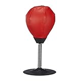 Relaxdays 10022328 Punchingball Tisch, Boxbirne Schreibtisch, Büro Punching Ball, Anti Frust,...
