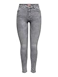 ONLY Damen Onlpower Mid Push Up Sk Azg937 Noos Jeans, Grey Denim, M / 32L EU