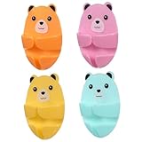 LALAFINA 4 Stück Power Plug Haken Selbstklebend Steckdosen Organizer Kunststoff Aufbewahrungshaken...