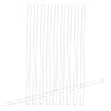 GETAJGHSD 10 Stück Transparente Lichterkettenschutzröhren Aus Robustempc Kunststoff 12mm x 40cm...