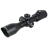 UTG Zielfernrohr 30mm Swat 3-12x44 Compact IE Scope With AO, 36 Colors EZ TAP, MS Rings, Schwarz,...