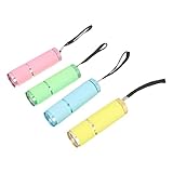 UPKOCH 4 Stück LED-Taschenlampe wiederaufladbare Taschenlampe Teleskop-Taschenlampe tragbar...