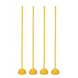 Agility-Trainingsstöcke für Geschwindigkeit und Koordination, verstellbare Slalomstöcke für...