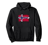 Norwegen Flagge für stolze Deutsch-Norweger Pullover Hoodie
