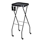 Beauty Trolley Rollwagen Salonwagen aus Metall Friseurwagen Tablettwagen mit Rädern Friseursalon...