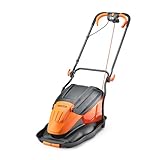 LawnMaster Elektrischer Schwebermäher, 1800 W, 36 cm, Grasfangbox, verstellbare Schnitthöhen, für...